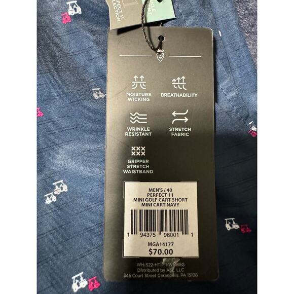 Walter Hagan Perfect 11 Mini Golf Cart Short Size 40 10" inseam - Picture 5 of 5